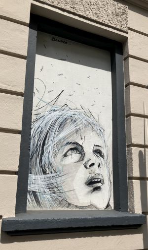 Mural von Martin Bender - Kinderkopf