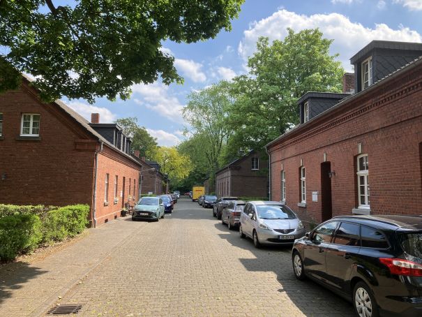 Blick auf die Siedlung Eisenheim Oberhausen auf dem Urbn.Trl