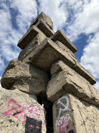 Halde Rheinelbe - Himmelstreppe - Detail